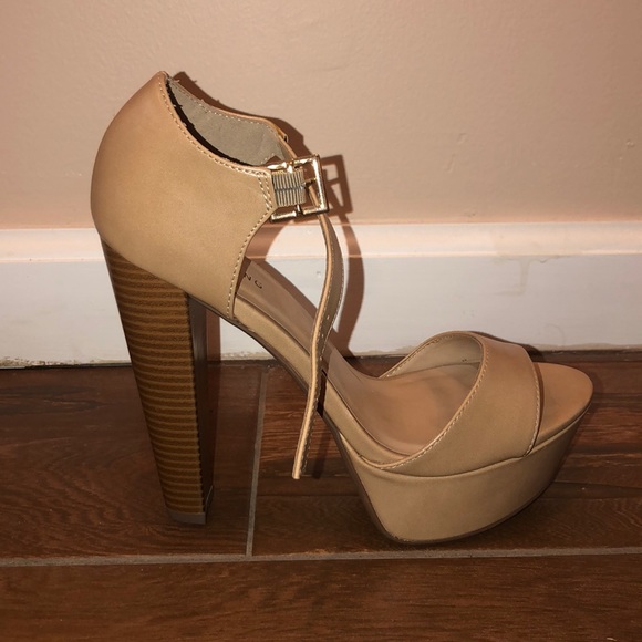 6 inch nude heels